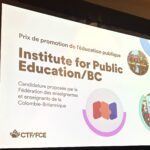 IPE/BC receives Public Education Advocacy Award